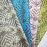 China Synthetic PVC Macrame Printed Faux Leather Fabric Film Style for Bag Notebook Phone Shell Decorative & Craft Use for Sofa Well wholesale
