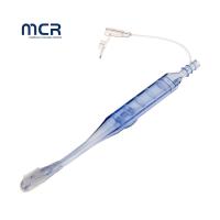 China Comfortable Silicone Brush Head Transparent Handle Suction Toothbrush for Patients on sale