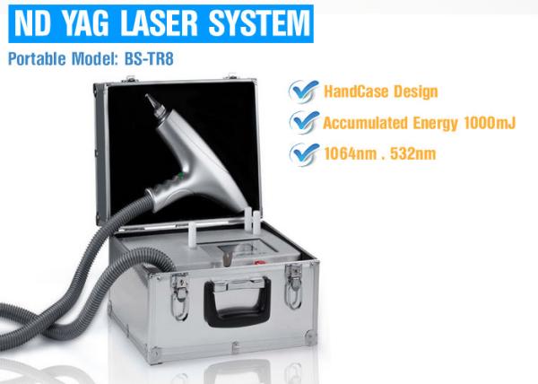 Pigment Removal Pico Laser Machine Q Switched ND YAG Laser Machine High Mobility For Easy Carrying