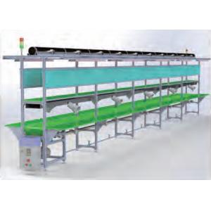 Electronics Assembly Line Conveyor 20m/Min , Linear Belt Conveyor Line