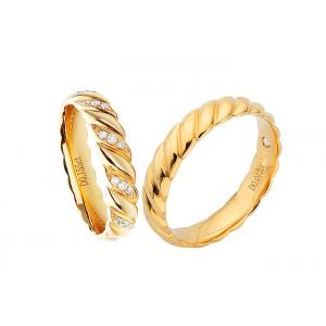 China OEM Rose Gold Jewellery Couple Rings supplier