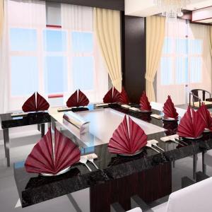 China Restaurant Hotel Teppanyaki Grill Table With CE Certification supplier