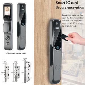 Tuya Apartment Smart Door Lock Aluminum Alloy Access Control Door Lock