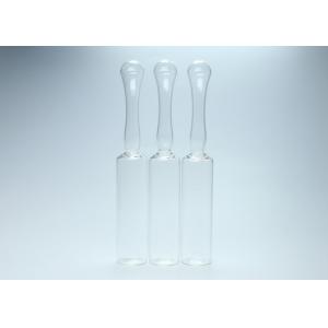 10ml Transparent Empty Glass Ampoules ISO Type D Standard Color Dot And Ring Style