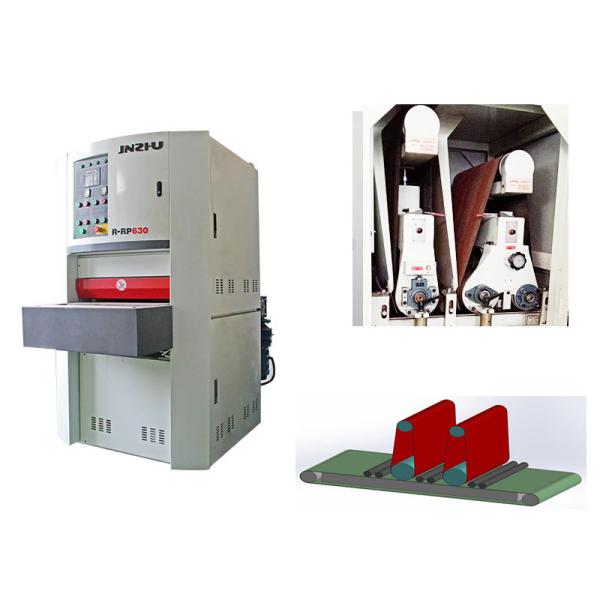 Electric Adjustable Belt Sanding Machine For Metal With Two Sanders De-Slugger Burr Removal Edge Radiusing Wide Belt