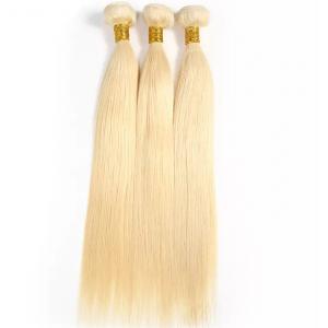 China Straight Brazilian Hair Weave Blonde 100 Human Hair Extensions Full Bottom supplier