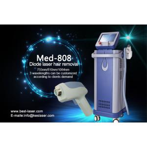 China 600W Micro Channel 810nm Diode Laser Hair Removal Machines With German Laser supplier