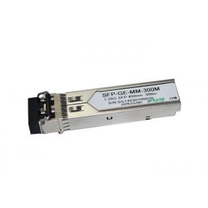 1.25Gbps Datarate SFP LC SX Transceiver , SFP Optical Transceivers