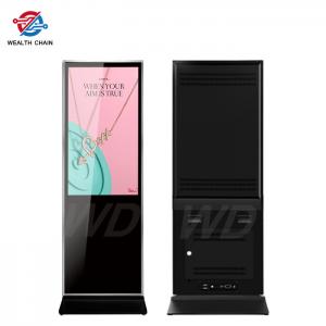 China Indoor 43&quot; 350nits 1920*1080 Floor Standing Digital Signage Infrared Touch Screen wholesale