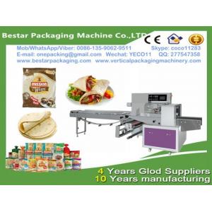 China Bestar easy operation papadam horizontal packing machine,papadam flow pack with nitrogen making machine supplier