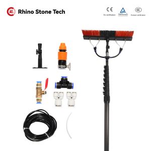 China ソーラーマレイ 水供給 ポール 屋根 ソーラーパネル 清掃 望遠鏡 ブラシ wholesale