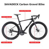 Hard Frame Hydraulic Disc Brake Gravel Bike 9.5kg 22 Speed Gears