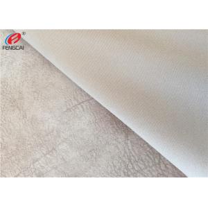 China Short Plush Sofa Velvet Material For Upholstery 100 % Polyester Printed Fabric supplier