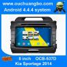 Ouchuangbo S160 Kia Sportage 2014 audio DVD gps radio android 4.4 3G WIFI 1080P