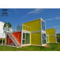 China Art Decorative Prefabricated Container House , Vacation Prefab Sea Container Homes on sale