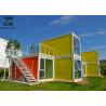 Art Decorative Prefabricated Container House , Vacation Prefab Sea Container
