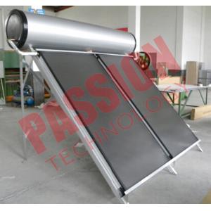 China Portable Solar Water Heater 300 Liter , Flat Panel Solar Water Heater System supplier