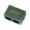 ARJM12A2-811-BA-EW2 1x2の港Rj45のコネクター5Gの基盤- T二重磁気ジャック