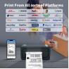 China Bluetooth Thermal Shipping Label Printer Wireless 4x6 Shipping Label Printer Compatible with Android&iphone and Windows wholesale