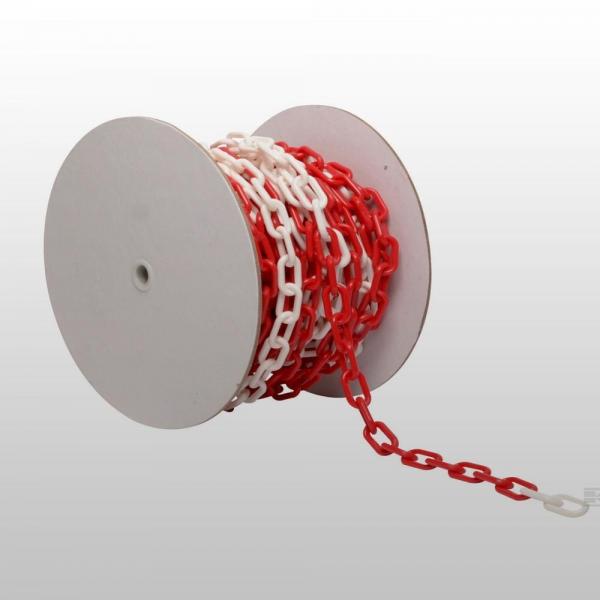 Strong Plastic Barrier Chain , Durable PE Material Safety Plastic Chain