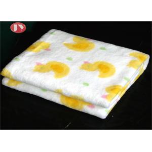 China Soft Cozy Luxury Microfiber Plush Fleece Baby Mini Blanket , New Born Winter Swaddle Printed Baby Blankets supplier