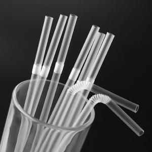 China Paper Wrap Non Plastic Drinking Straws / Biodegradable PLA Straws Customized supplier