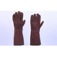 China Welding Gloves Two-Layer Full Cowhide Welding Gloves Thick Wear-Resistant And Heat-Insulating Labor Protection Gloves on sale