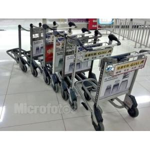 China Light Duty Automatic Brake Airport Luggage Trolley 30 Litre 520x225x150mm supplier