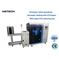 Automatic Inline Separating 1.1KW Circular Blade Inline Vcut PCB Depaneling Machine With Waste PCB Collecting Box HS-F55