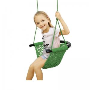 China High Quality Polyester Hand-Woven Polyester Kids Outdoor Swing Children'S Swing Toy Garden Furniture supplier