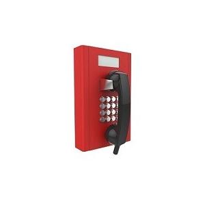 China Grey Or Red Rugged Voip Phone Wall Mounting For Hospital / Bank Service supplier