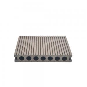 China Modern Eco-Friendly Home Construction with Co-extrusion Green Decking and Round Holes supplier