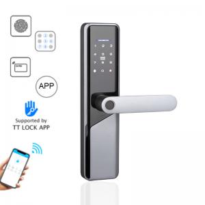 5 in 1 Digital Biometric Smart Door Lock With 4 Pcs AA Battery