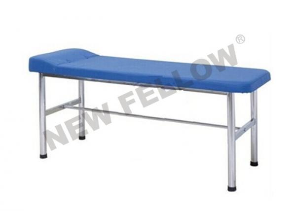 Flat Stainless Steel Medical Exam Tables Hospital Examination Bed With Paper