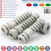 China Bend-Protecting IP68 Cable Glands, Flex-Protecting Nylon NPT Insulating Cable Glands for Flexible Cables on sale