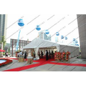China White PVC Cover Outdoor Event Tent Movable Church Windows For Cocktail Party supplier