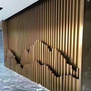 China Stainless Steel Room Partition Background Metal Room Divider Panels supplier
