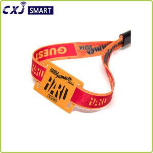 Music Festival Fabric Woven NFC Tag NFC Wristband