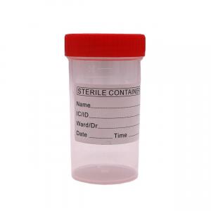 China 50ml/60ml PP Plastic Stool Collection Cup for Sample Bottle in Laboratory Supplies supplier
