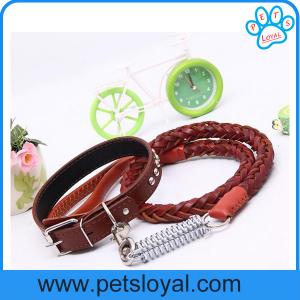Hot Sale Leather Dog Leash Collar China Factory Wholesale
