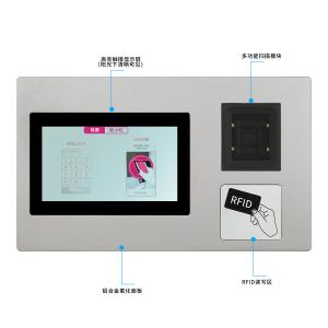 China Touch Screen Rugged Panel PC 1024x768 Native Resolution For NFC Payment Kiosk supplier