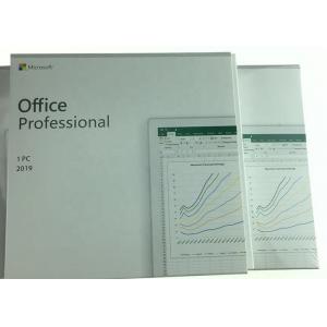 Chave profissional do software dos PP da bilheteira 2019 do cartão chave do sinal de adição de Microsoft Office 2019