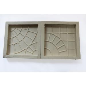 Garden Plastic Moulds For Interlocking Tiles ISO9001 Concrete Pavers Rubber Molds