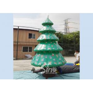 China 6m high outdoor giant advertising inflatable Christmas tree on sale for Christmas party supplier