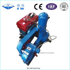 China Double Acting Hydraulic Cylinder Drilling Mud Pump For Geological Exploration BW - 160 supplier