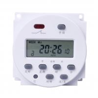 China 16A LCD Display Weekly Programmable Timer Switch Din Rail 12V 24V 220V on sale