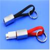 China 2 In 1 Keychain Usb Charging Cable TPE Material Fit Android And IPhone wholesale