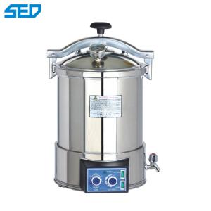 China SED-250P Timer Range 0-60min Medical Pharmaceutical Machinery Equipment Portable Pressure Steam Sterilizer Machine supplier