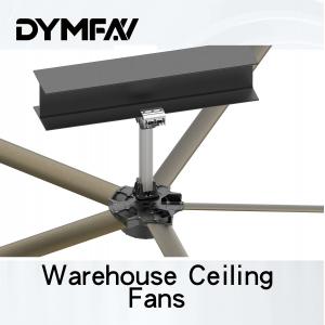 120 RPM 24 Foot Industrial Ceiling Fan Cooling HVLS Large Commercial Ceiling Fans