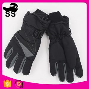 2017 homens de dedos duráveis Windproof conservados em estoque Ski Glove Protective Gloves da cor dos esportes de inverno